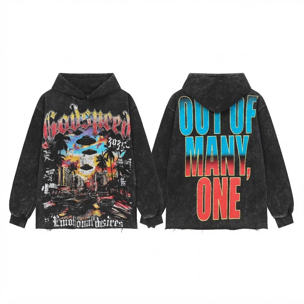 GODSPEED UFO Cityscape Hoodie