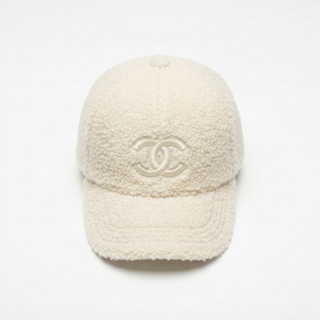 Chanel CC Teddy Fleece Baseball Cap II