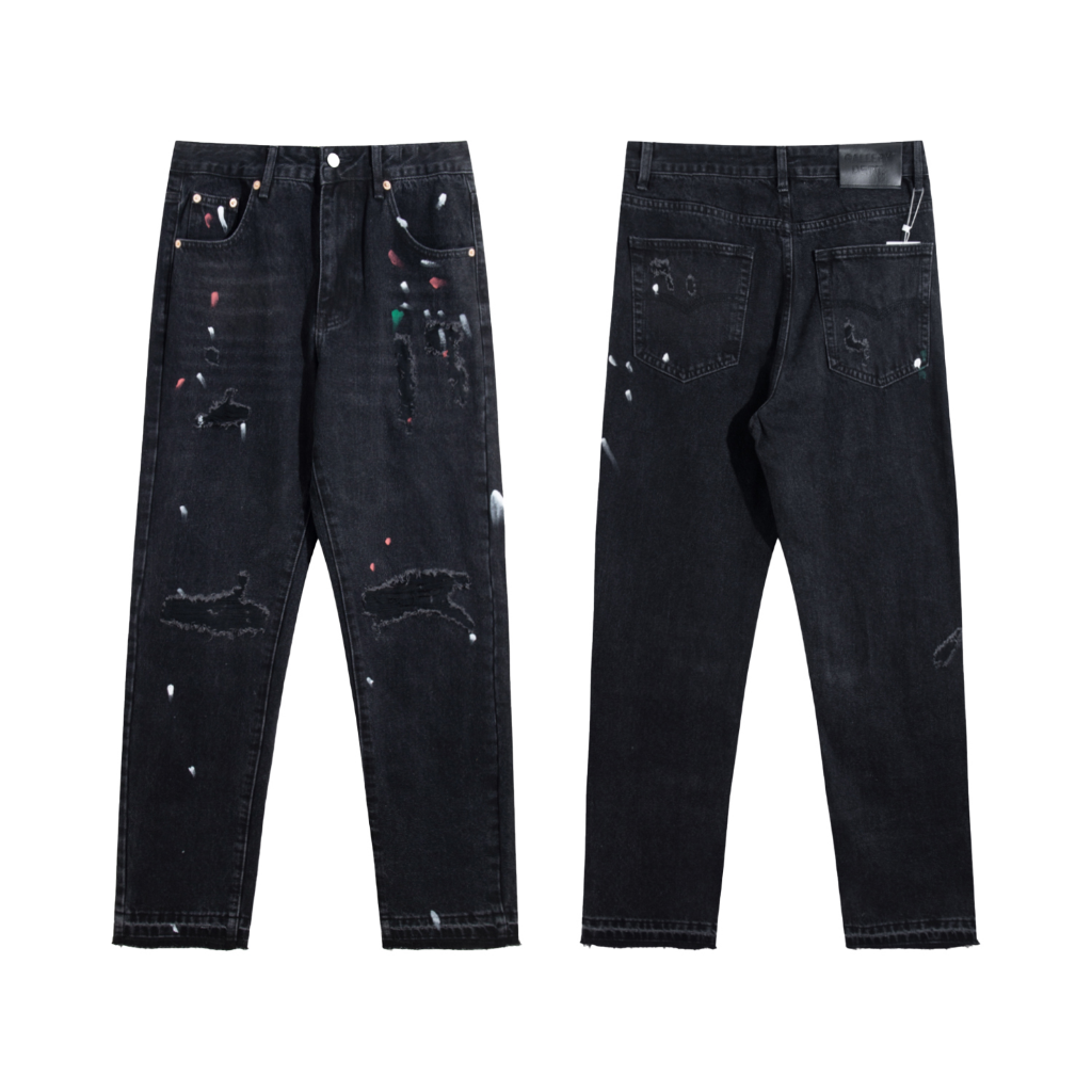 Gallery Dept. Two-Tone Wave Panel Blue Jeans