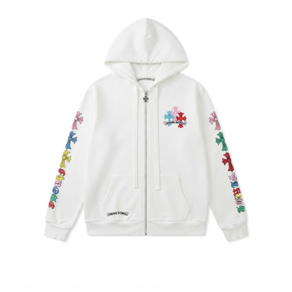 Chrome Hearts Multi Cross Zip Hoodie