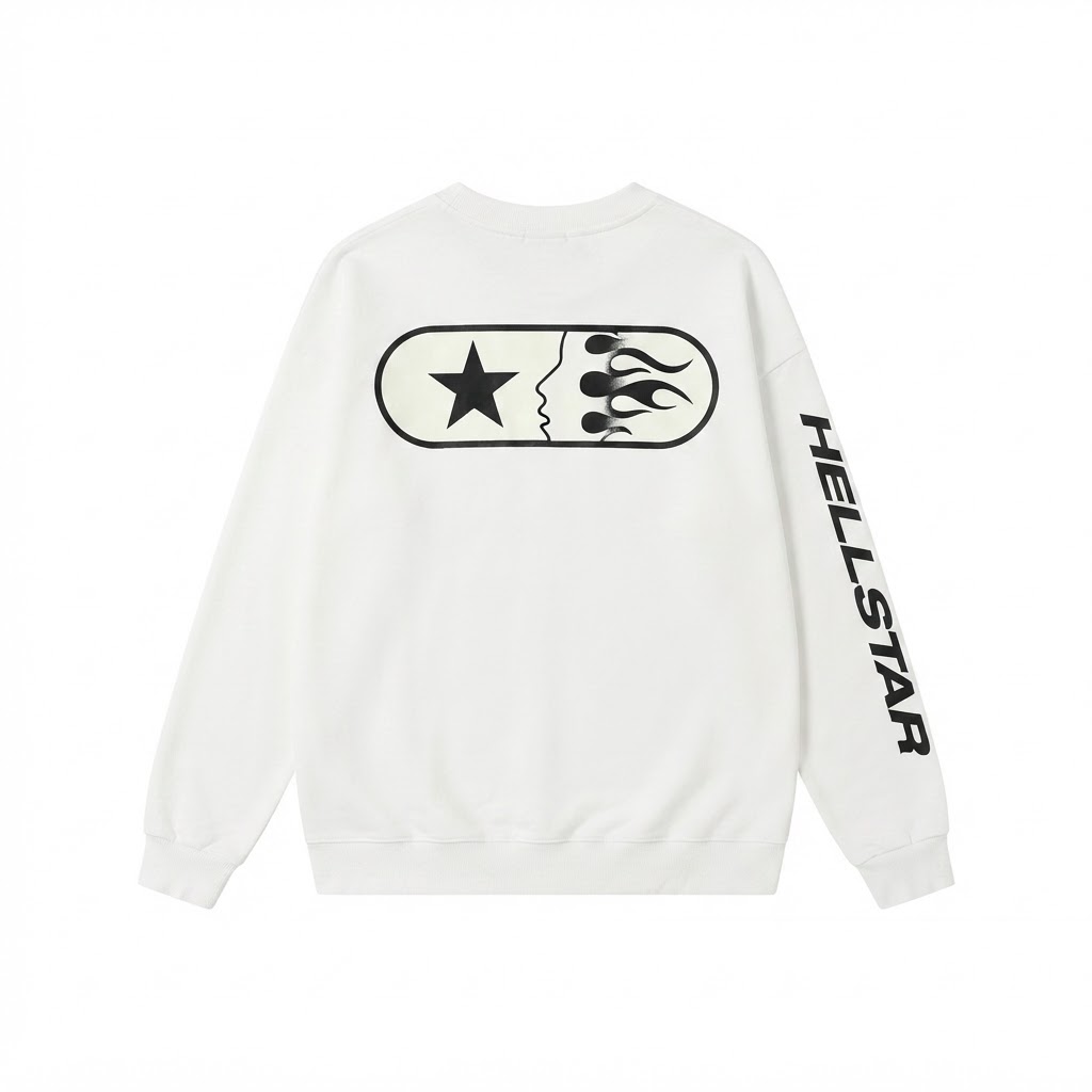 Hellstar Star Profile Flame Long Sleeve