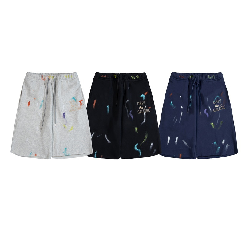 Gallery Dept. Paint Splatter Shorts — 3-Pack (Red/Grey/Black)