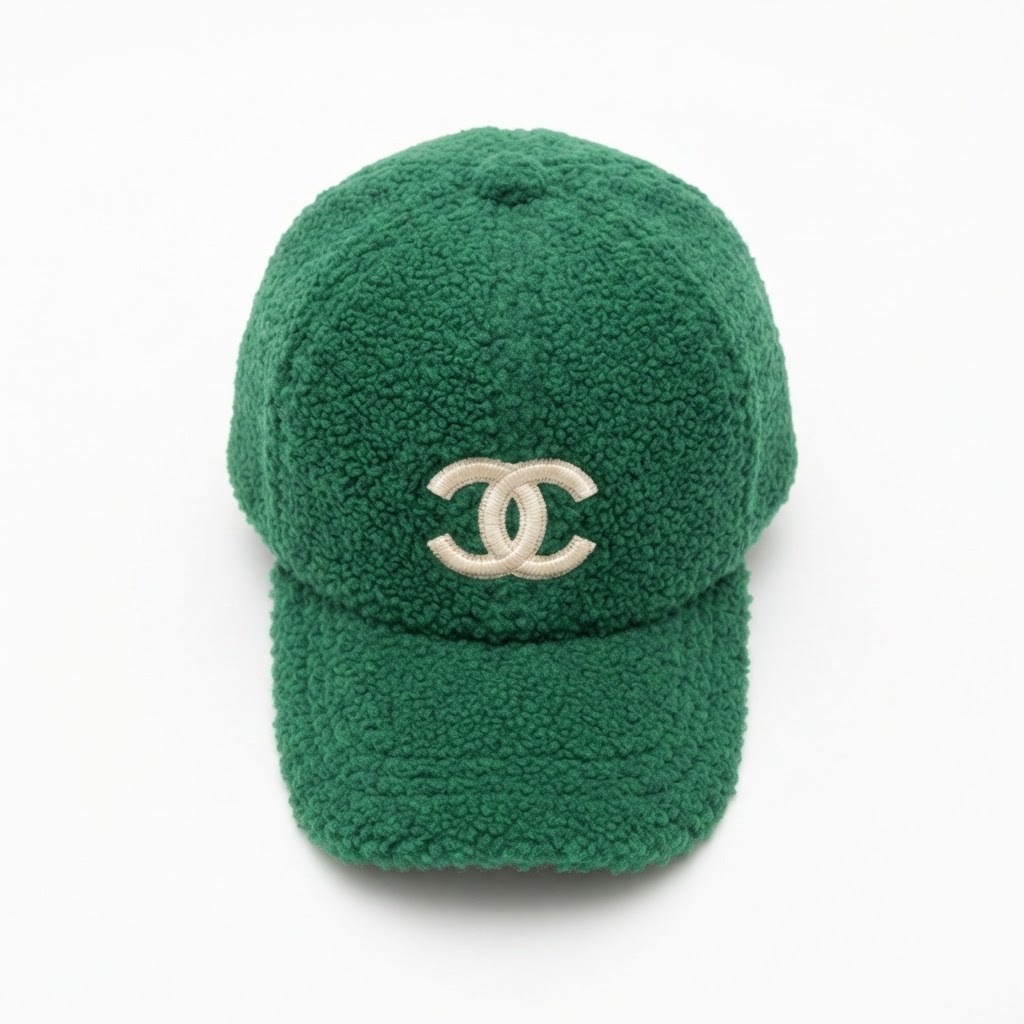 Chanel Teddy Fleece Baseball Cap