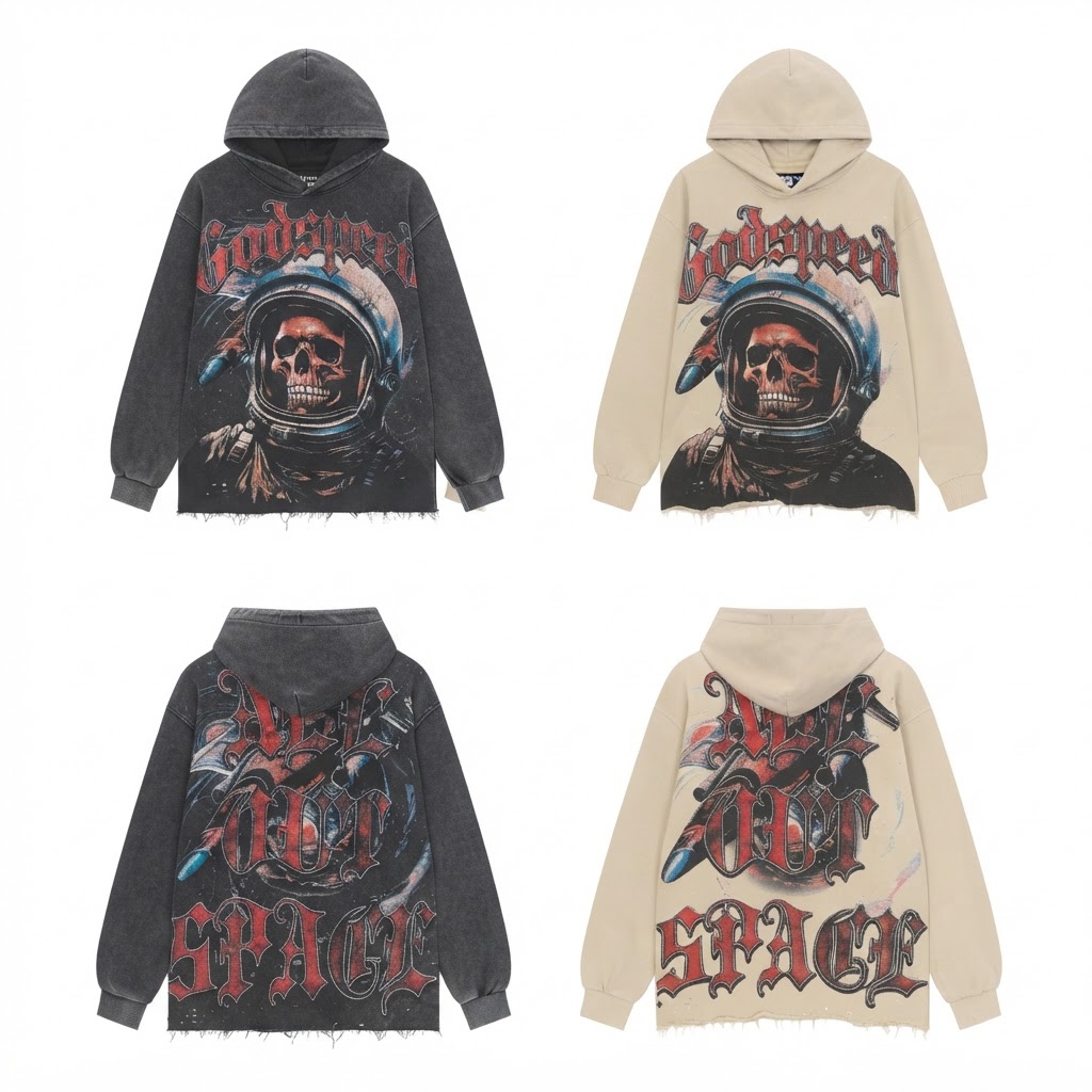 GODSPEED Astronaut Skull Hoodie