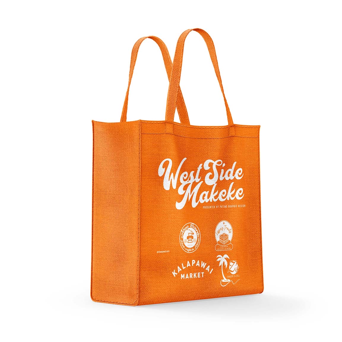 West Side Makeke Market Tote — Orange