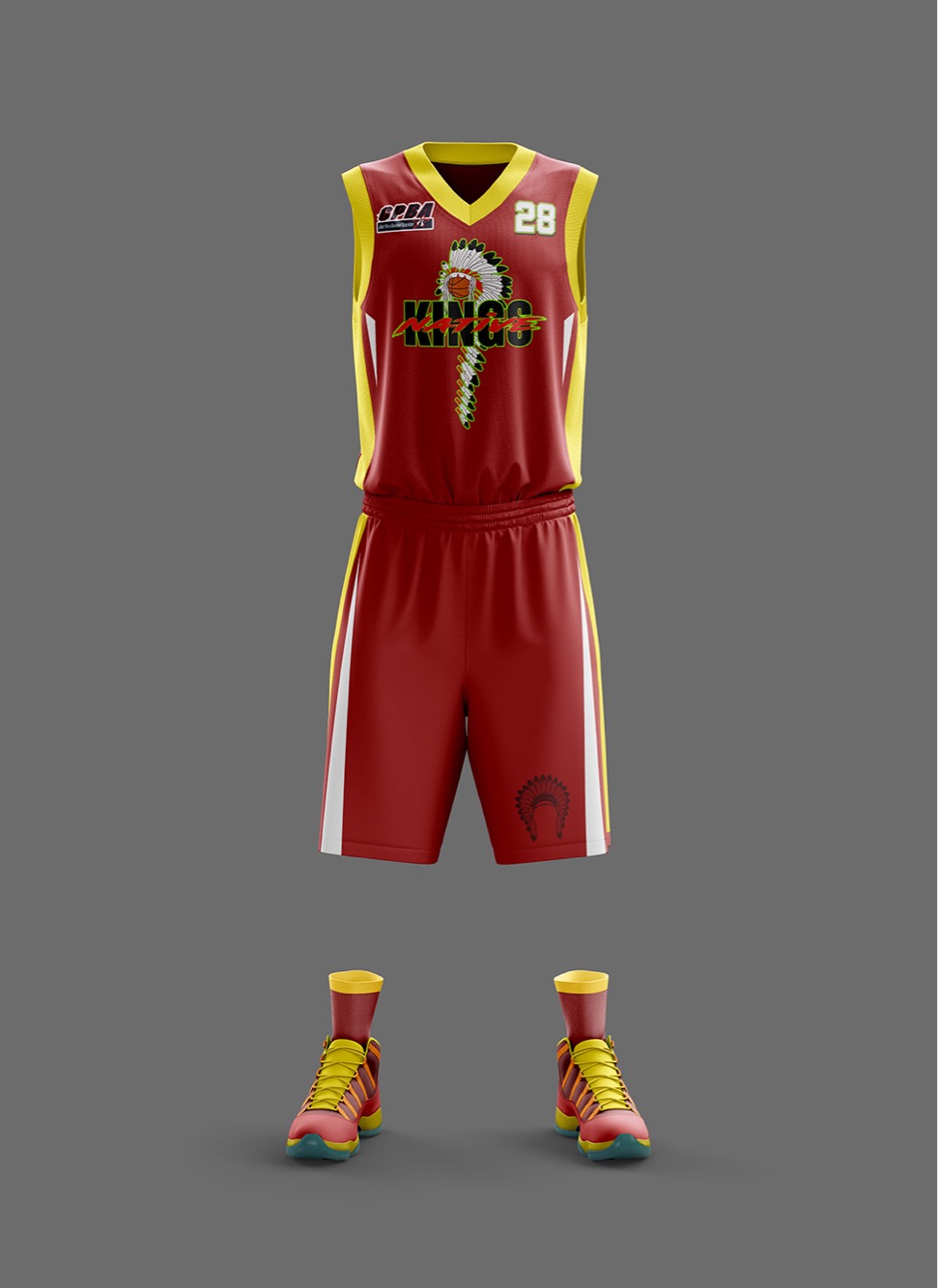 Native Kings Basketball Uniform