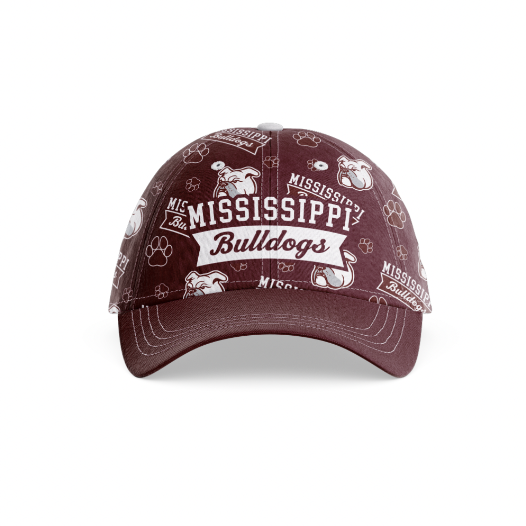 Mississippi Bulldogs Pattern Cap