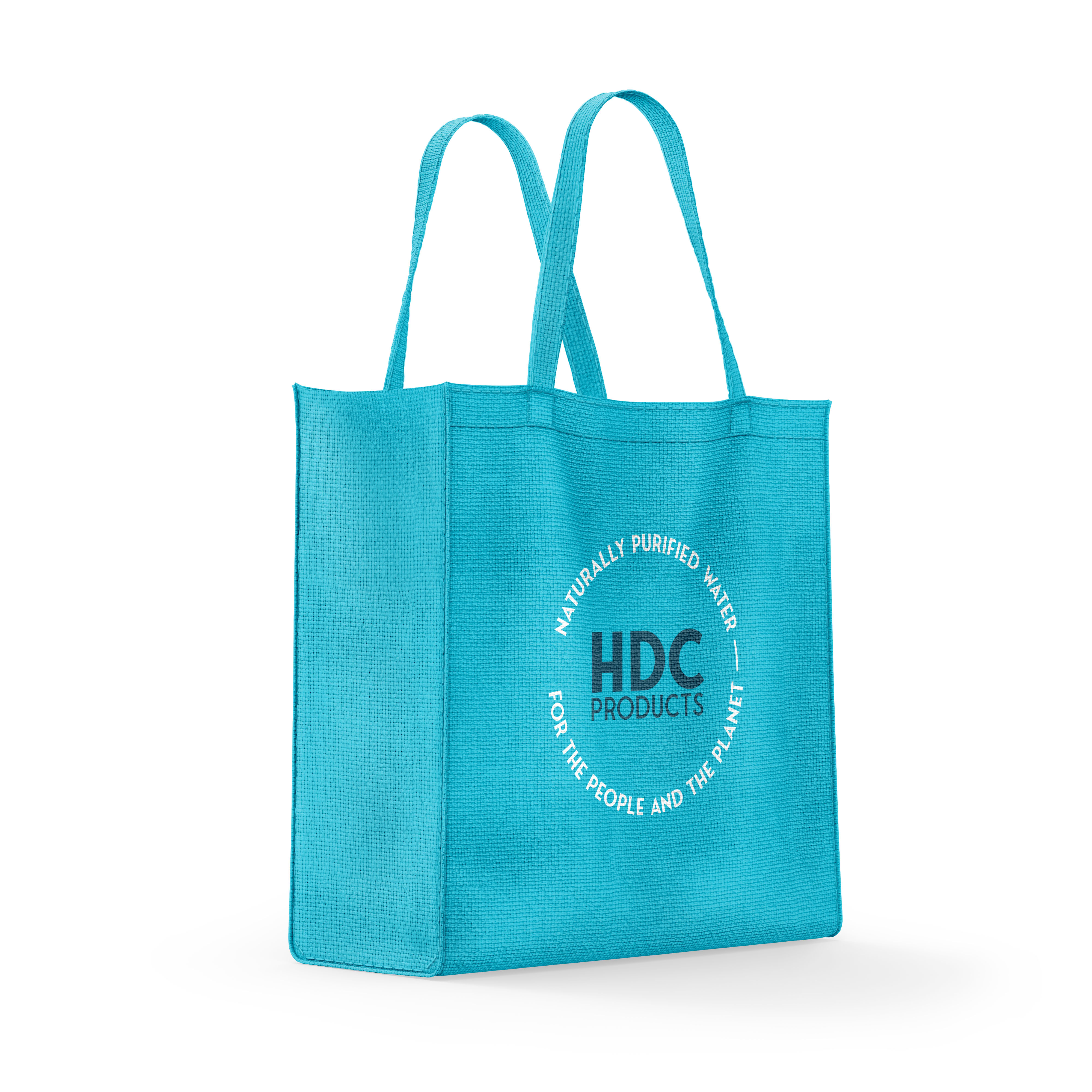 HDC Products Purified Water Tote — Cyan