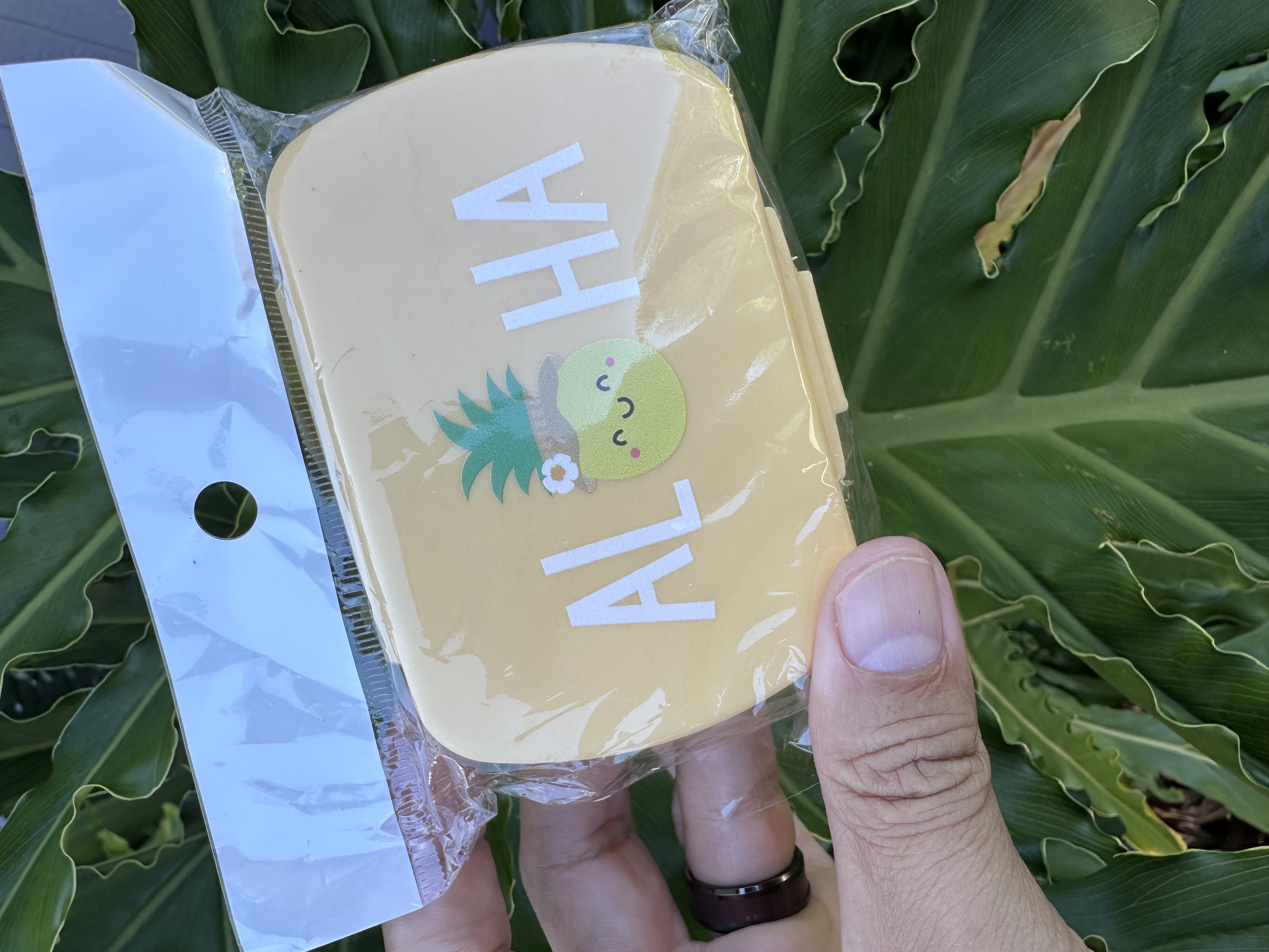 Pineapple Aloha Pill Box (Yellow)