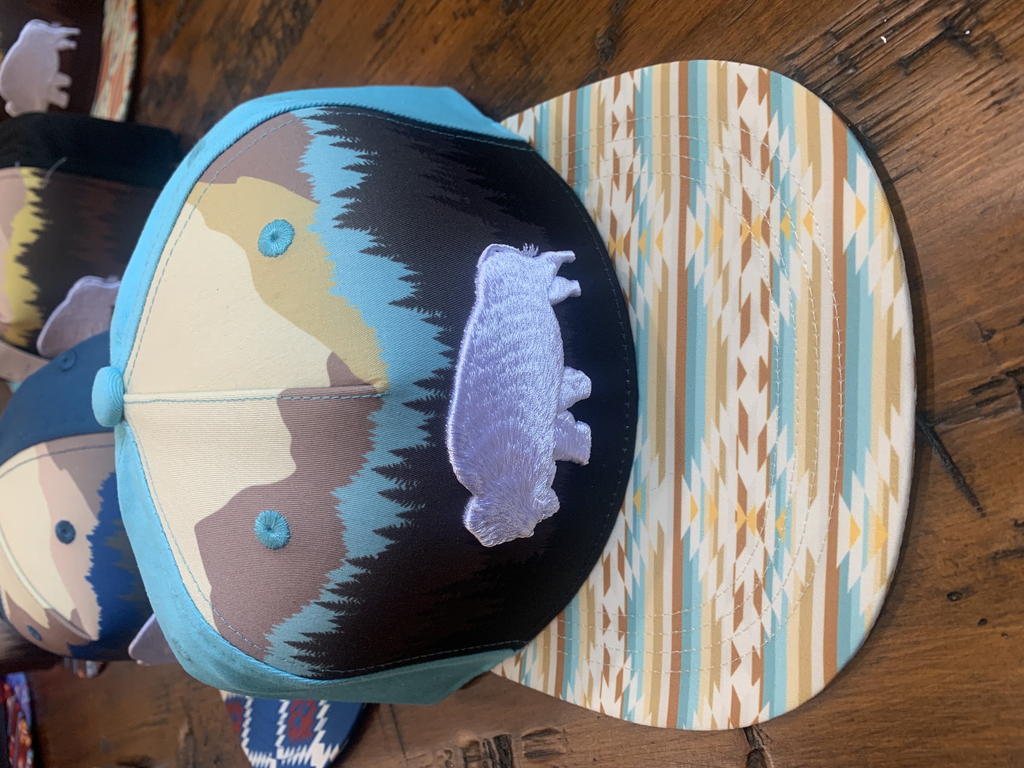 Bear Mountain Tribal Brim Cap