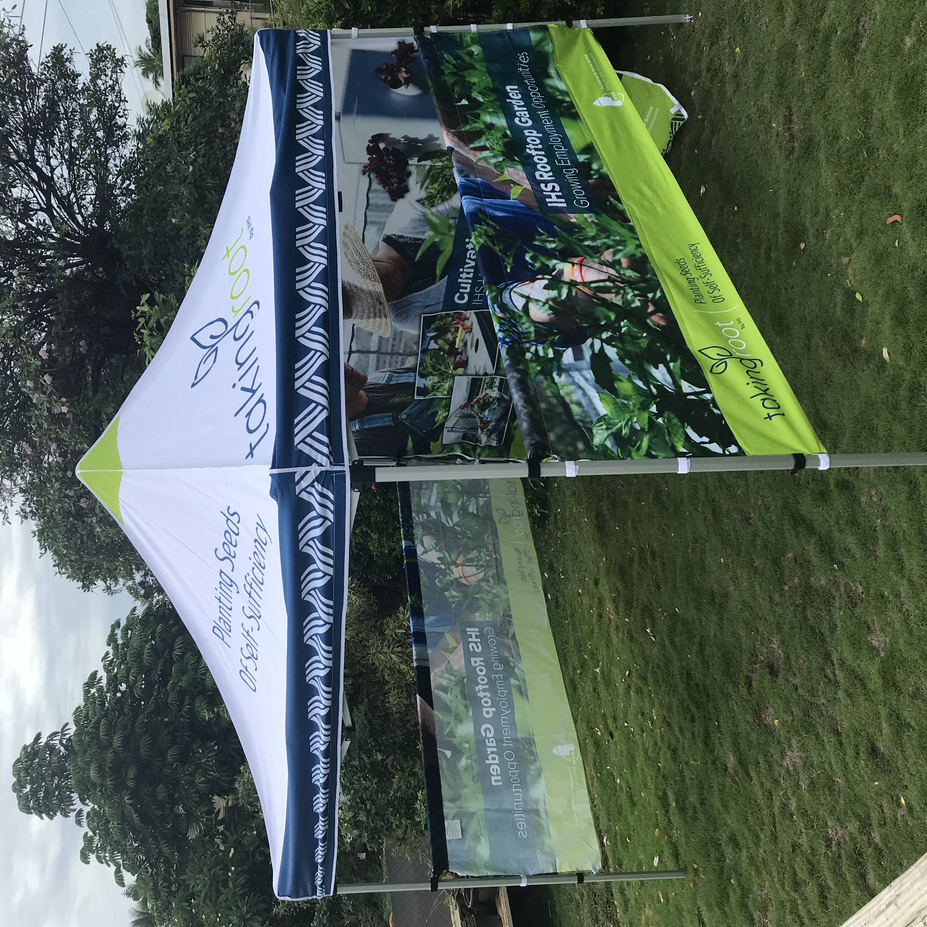 Canopy Tent & Printed Backdrop