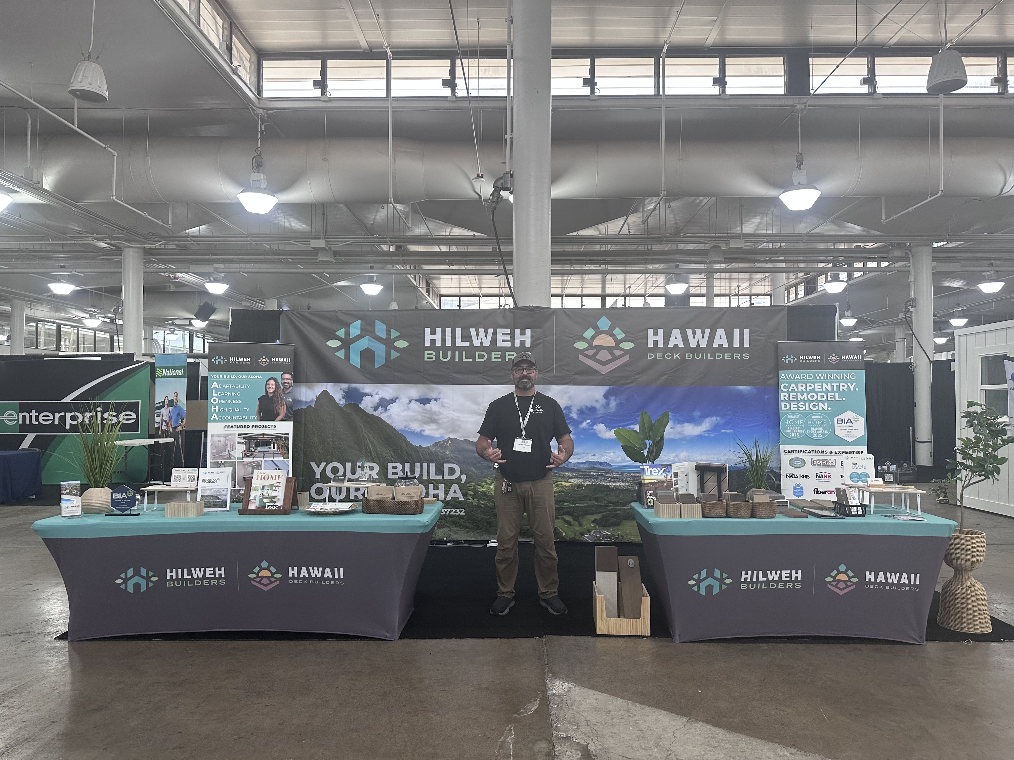 Hilweh Builders Trade Show Backdrop