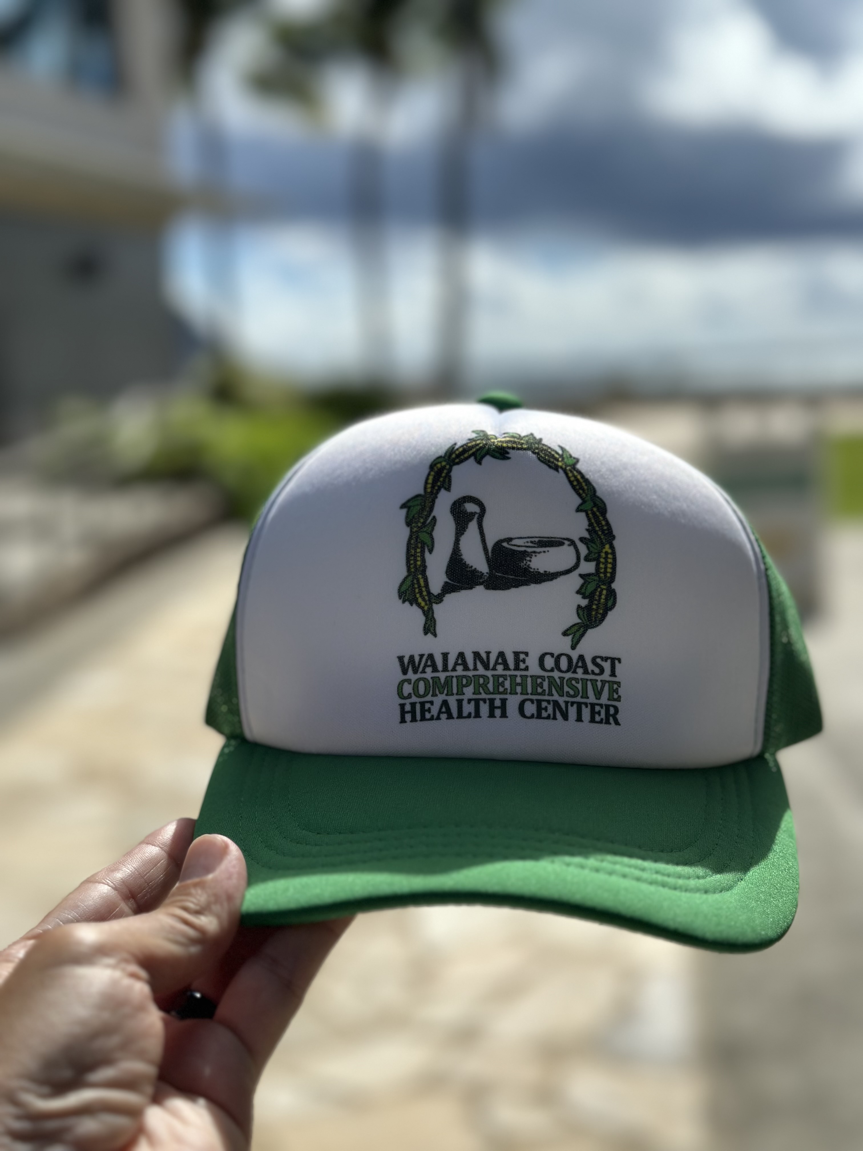Waianae Coast Health Center Trucker Cap — Sage
