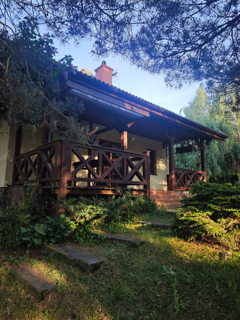 Wiesiówka — dom agroturystyczny w Śniadówku, widok od ogrodu
