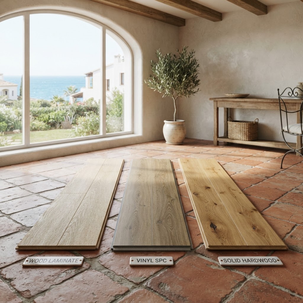 Tarima flotante, suelo laminado o vinílico: cuál poner en una casa de la costa