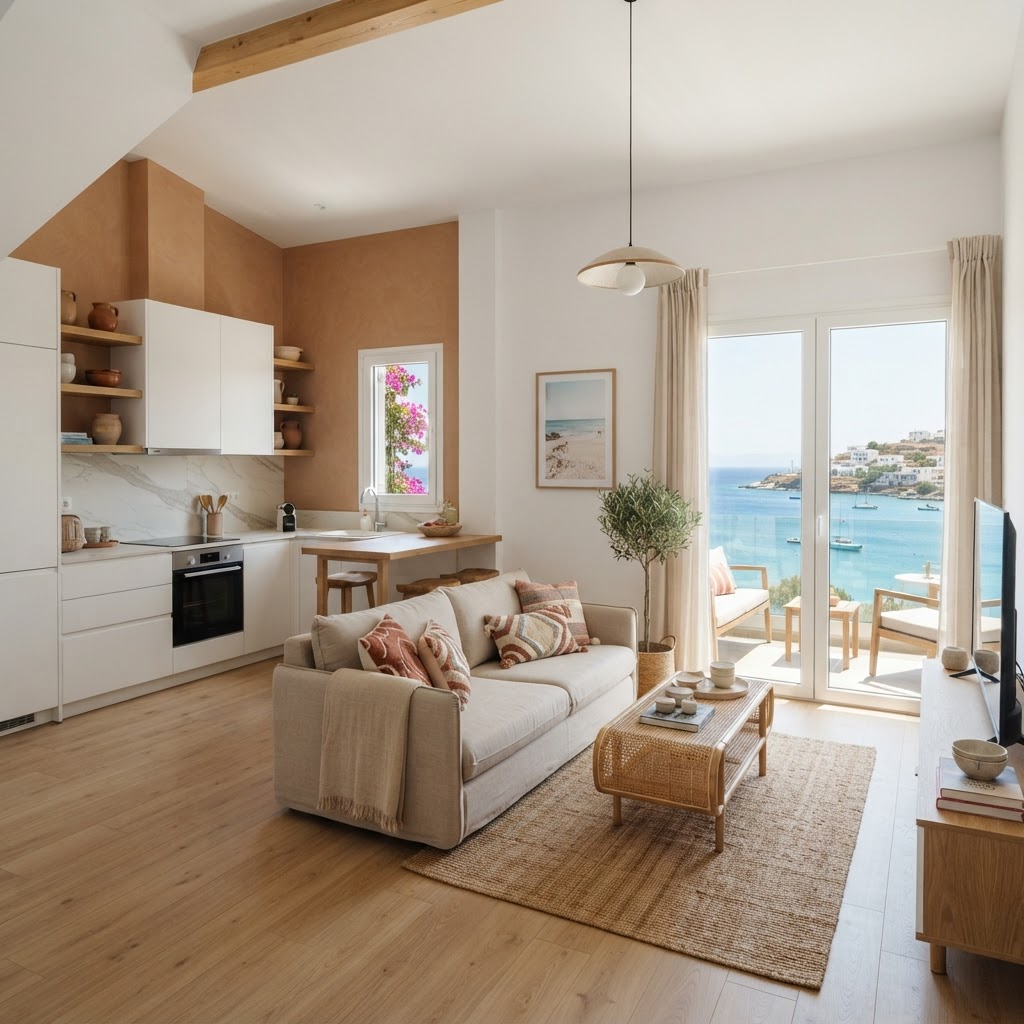 Preparar un apartamento de alquiler turístico en Nerja o Torre del Mar: qué pintura aguanta la rotación