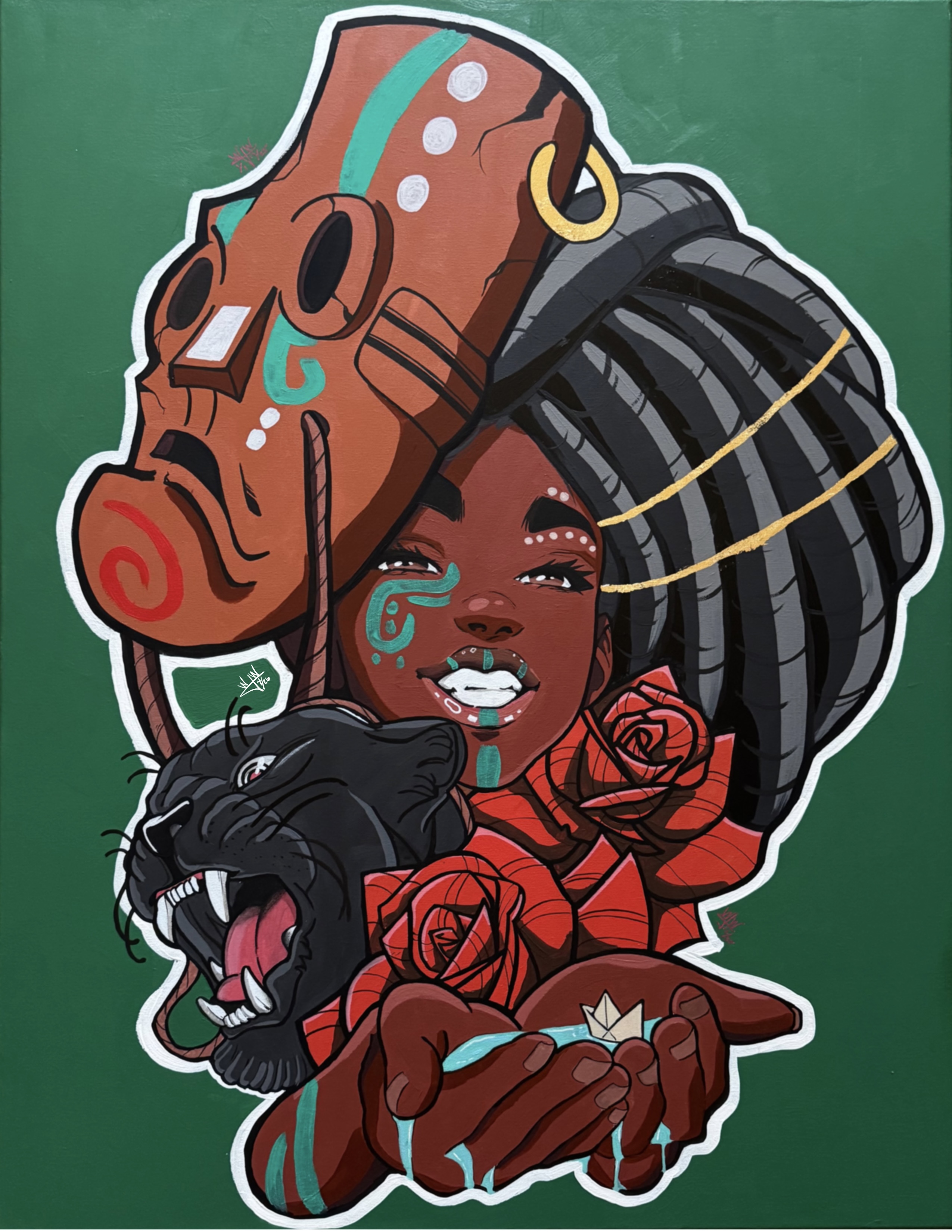 She Who Lifts the Mask
