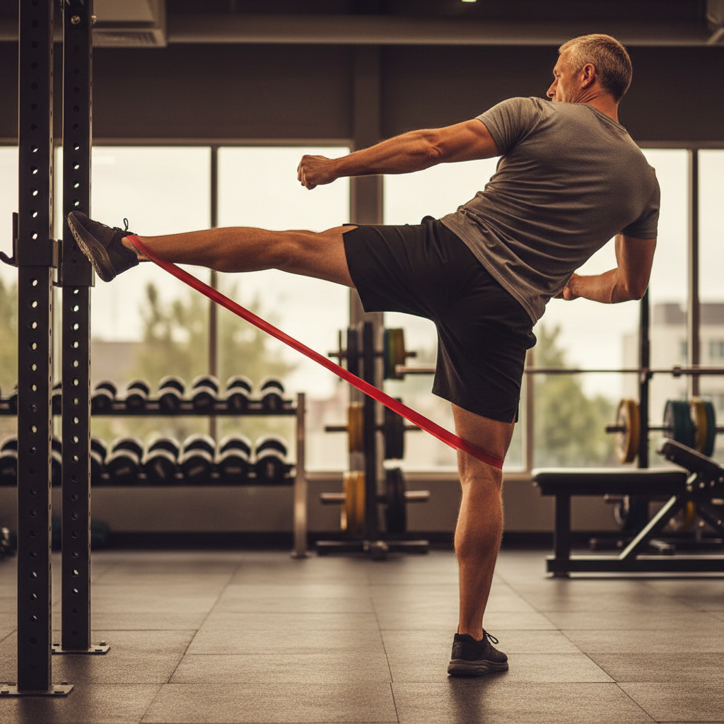 Side Kick with Right Leg