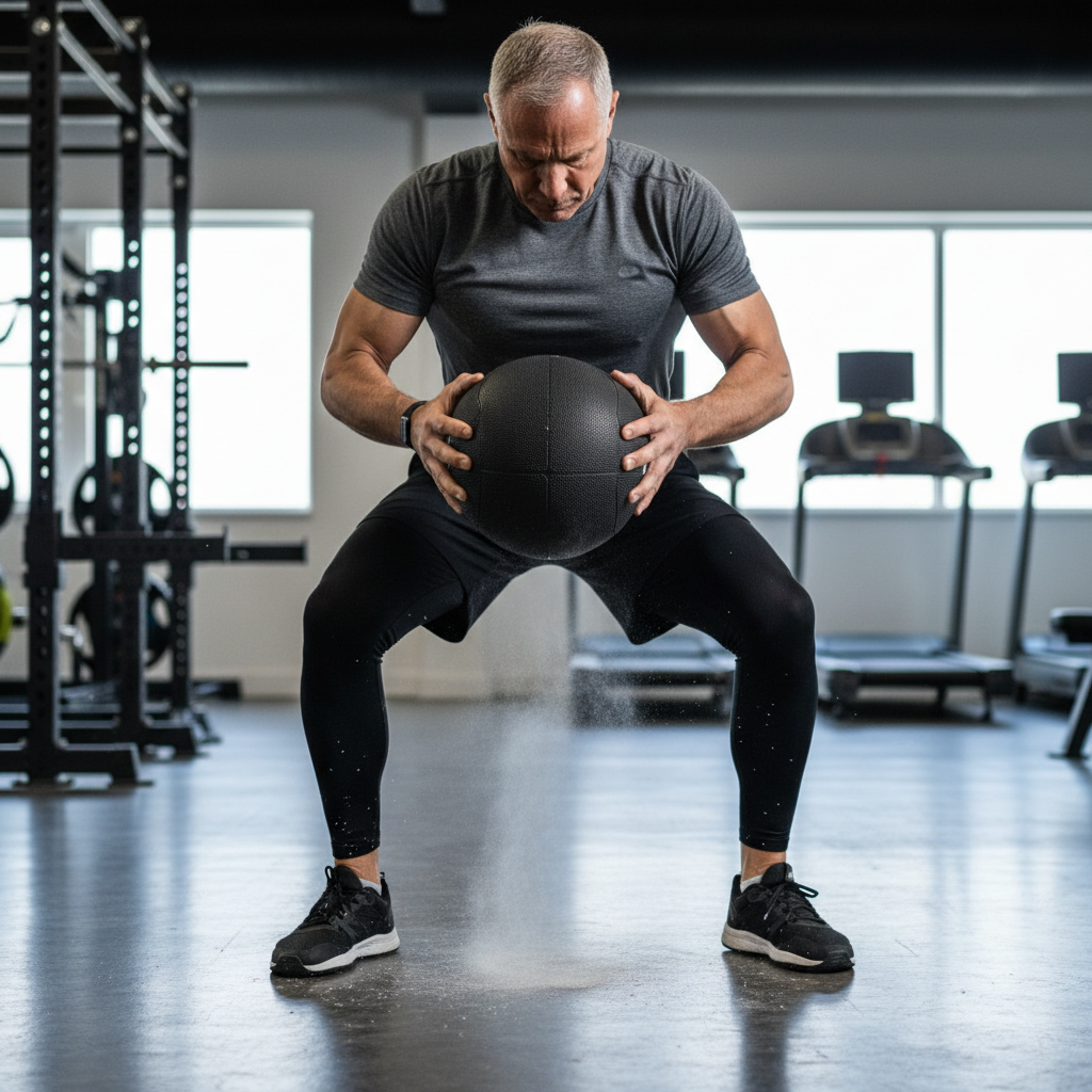 Knee Dominant Vertical Ball Slams