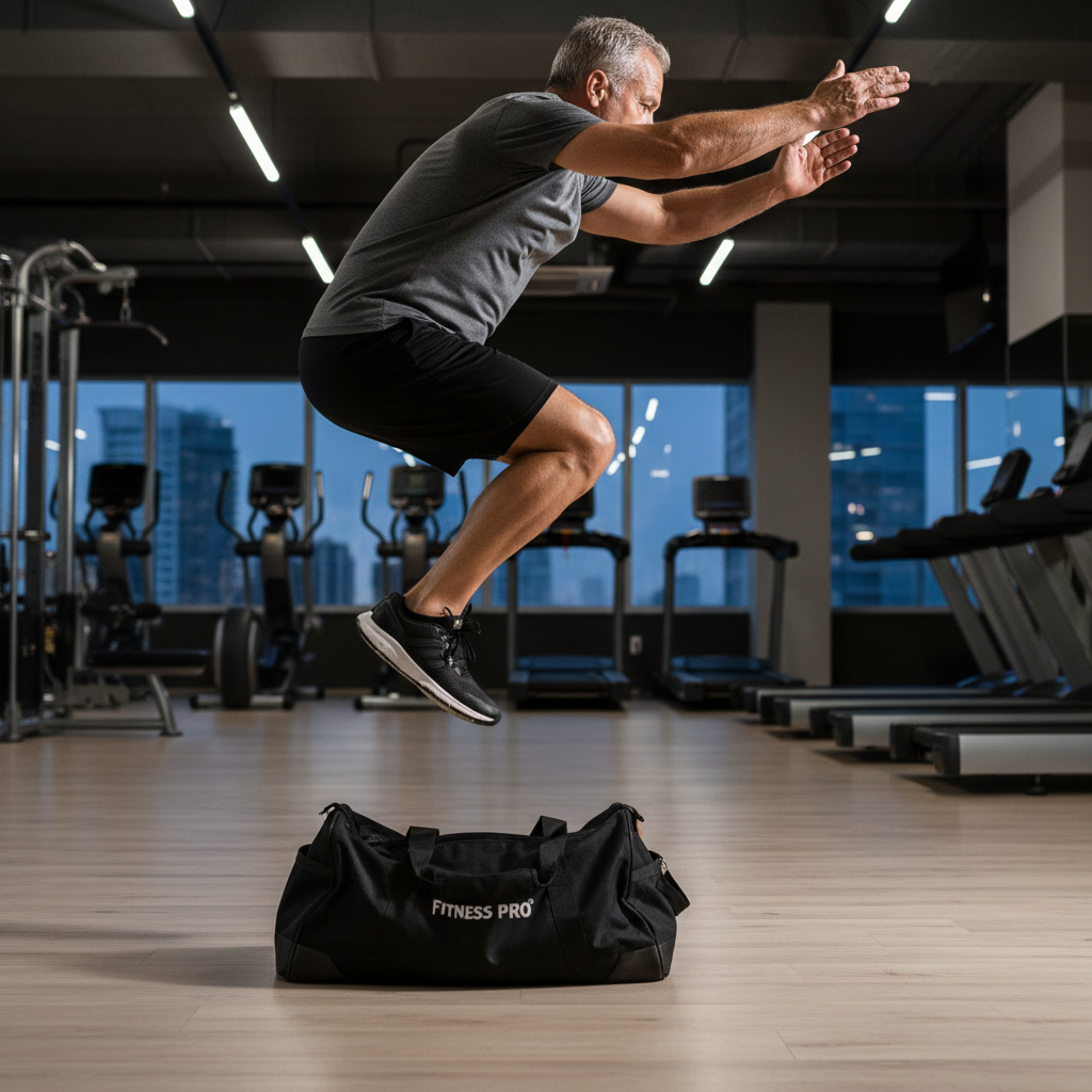 Side-to-Side Jumps over Bag