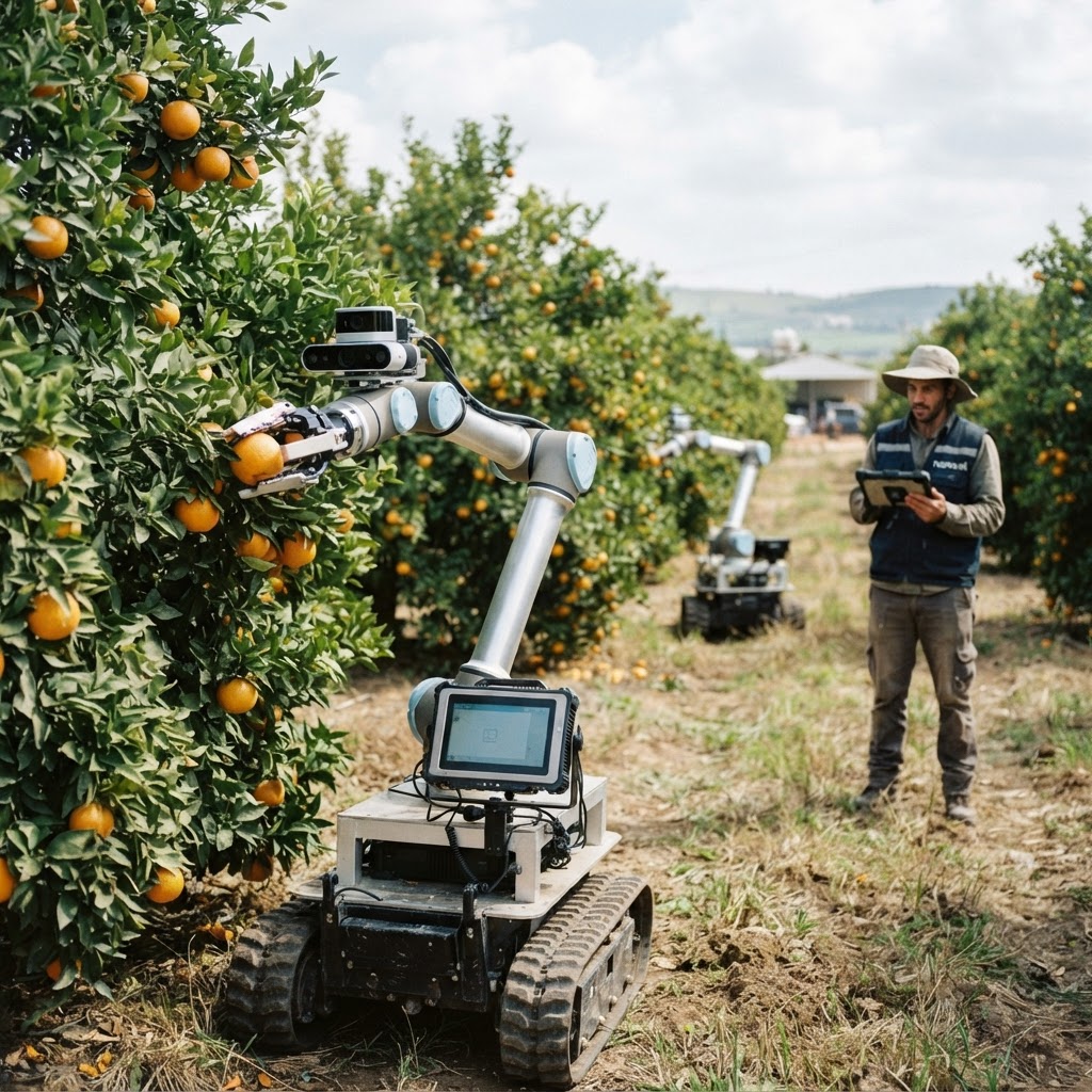 Israeli Startup Nanovel Uses AI-Powered Robotics to Revolutionize Citrus Harvesting