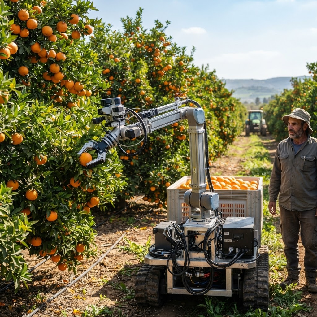 Israeli Startup Nanovel Deploys AI-Powered Robots to Revolutionize Citrus Harvesting