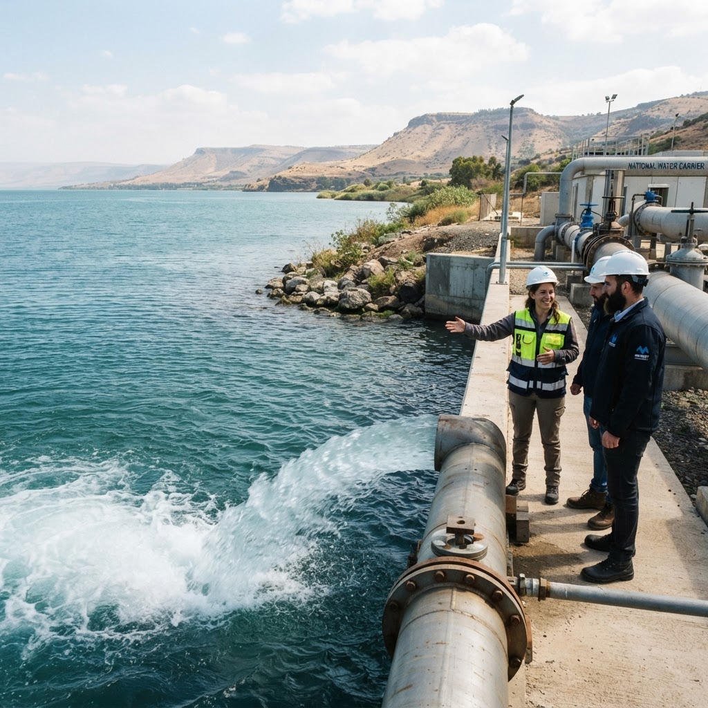 Israel Launches World-First Project to Refill Sea of Galilee with Desalinated Water