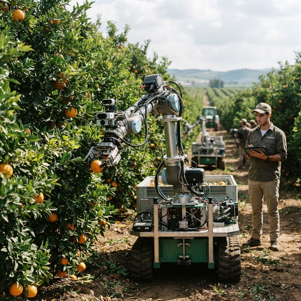 Israeli Startup Nanovel Deploys AI-Powered Robots to Revolutionize Citrus Harvesting