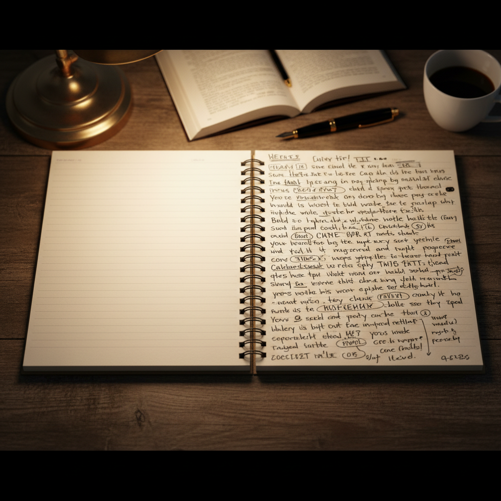 From blank page to finished manuscript
