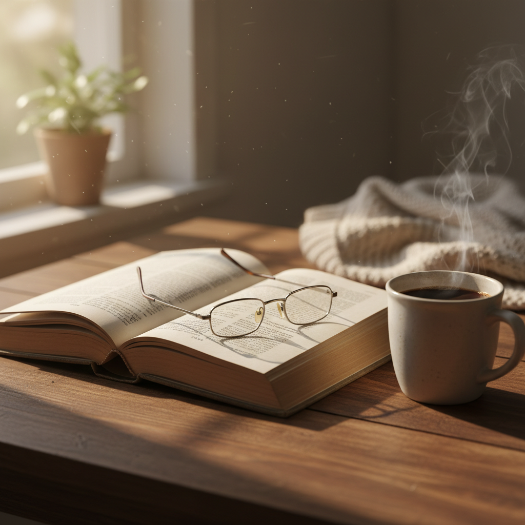 Open book manuscript
