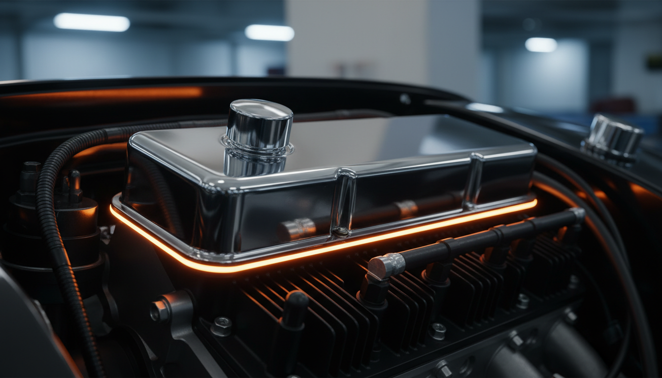 Engine technology close-up