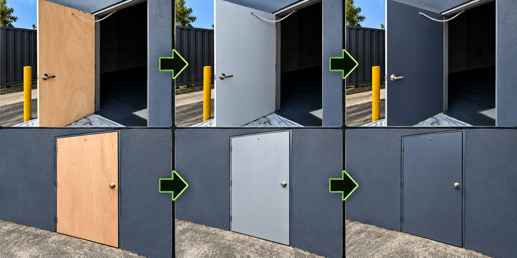 Fire exit door replacement — Campbellfield