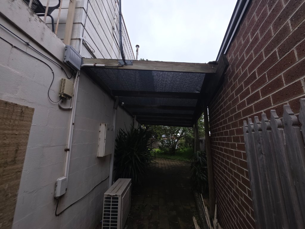 Patio after