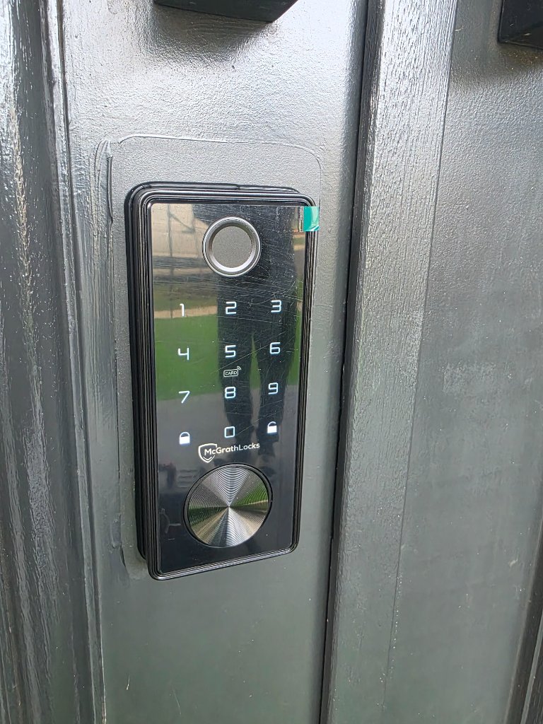 New Digital Deadbolt Installed