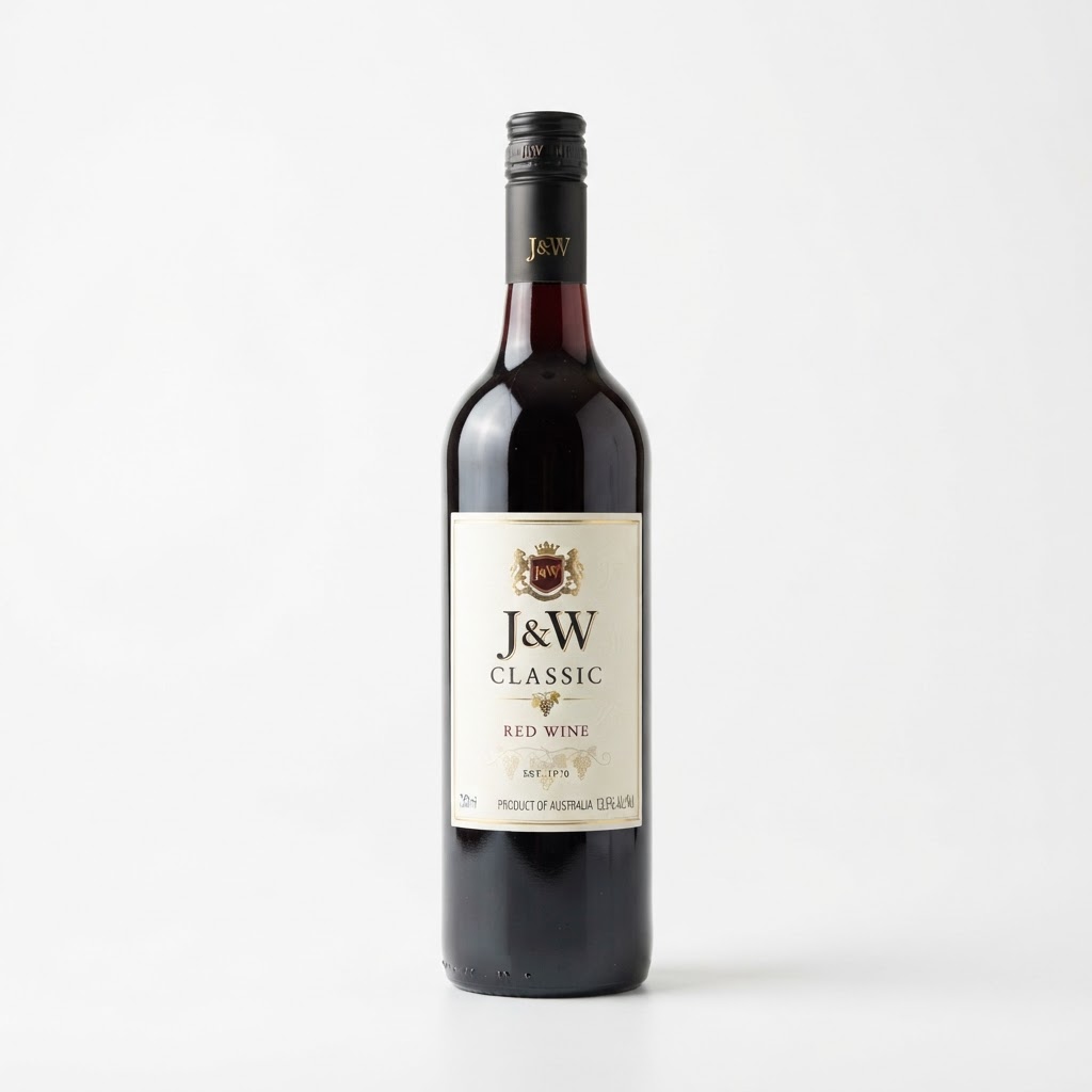 J & W Classic Red Wine 750ml
