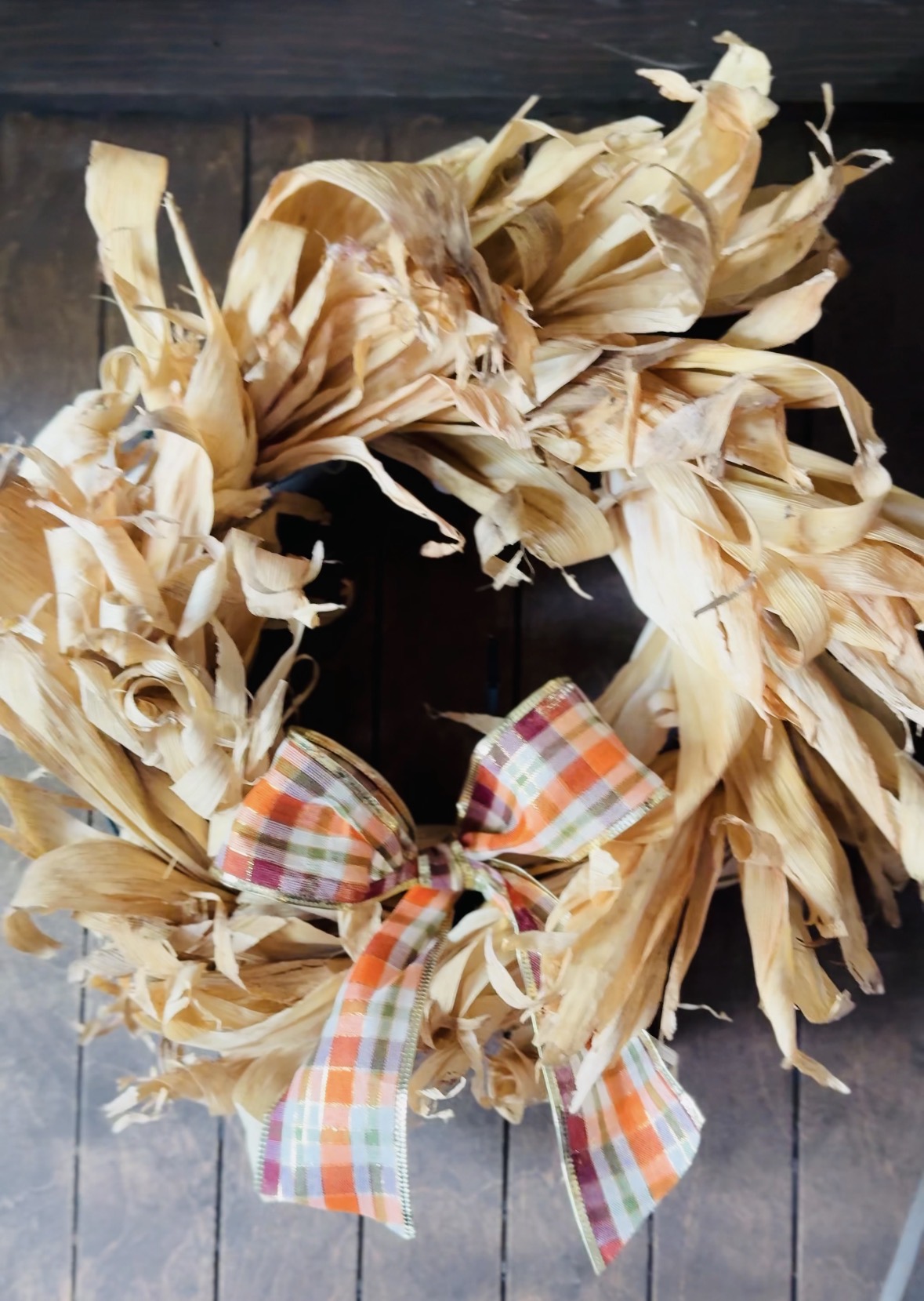 Fall Cornhusk Wreath