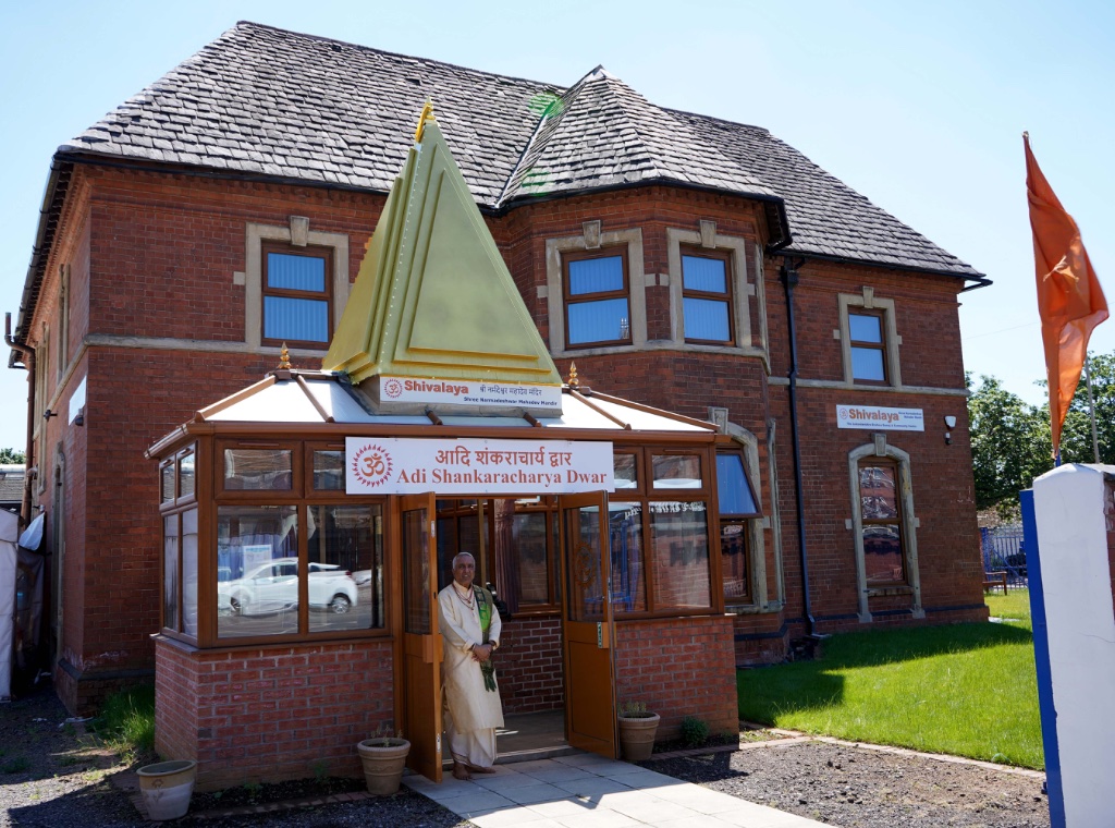 The Shivalaya temple building on Belgrave Road, Leicester