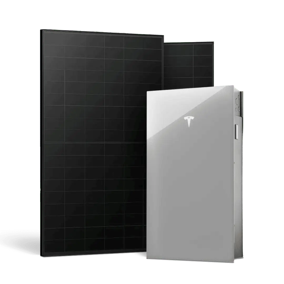 Solar panels & Tesla Powerwall battery storage
