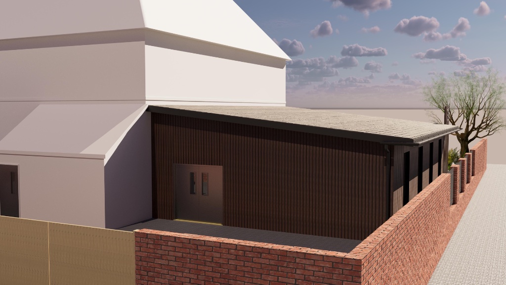 Rear elevation & roofline