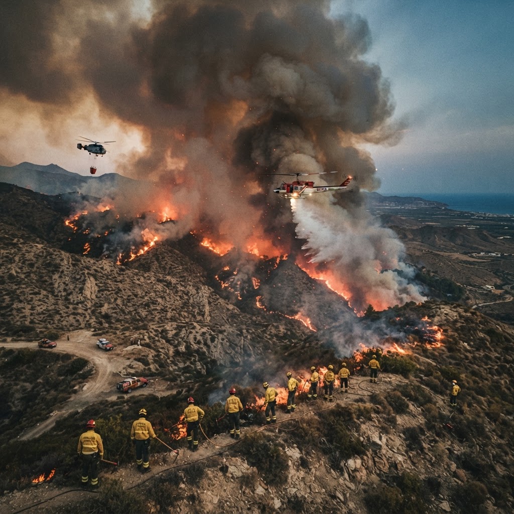 ¿OTRO INCENDIO INTENCIONADO EN LEVANTE ALMERIENSE?