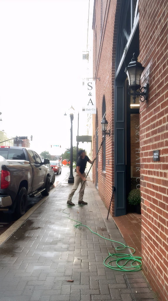Commercial window cleaning Dothan Alabama — pristine building with crystal-clear windows