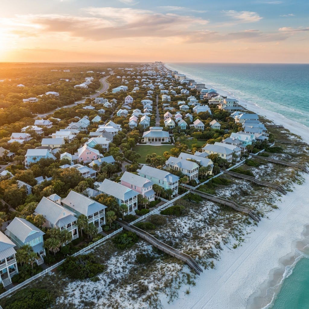 Coastal exterior cleaning along Scenic 30A Florida — EcoClear Dothan