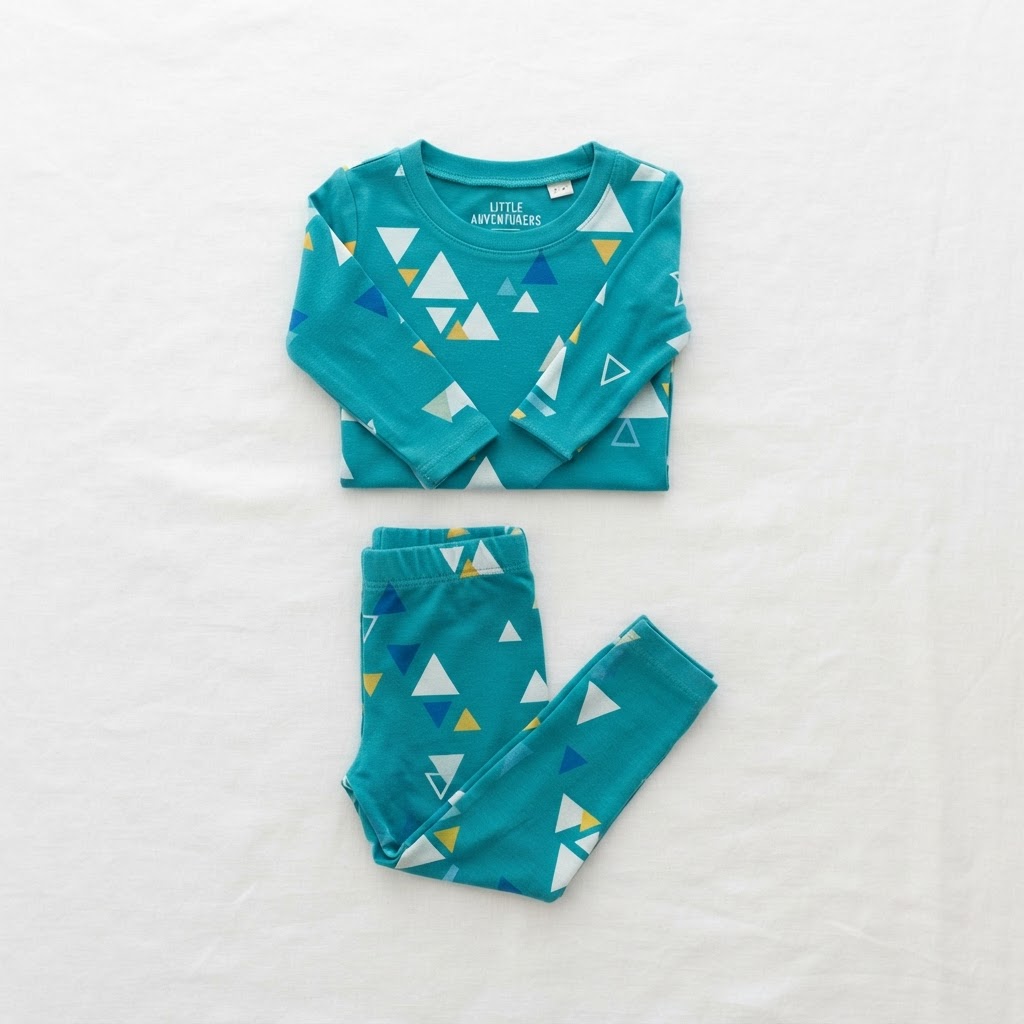 Kids Two-Piece Leggings Set - Teal