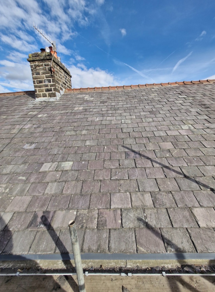 Completed Slate Roof