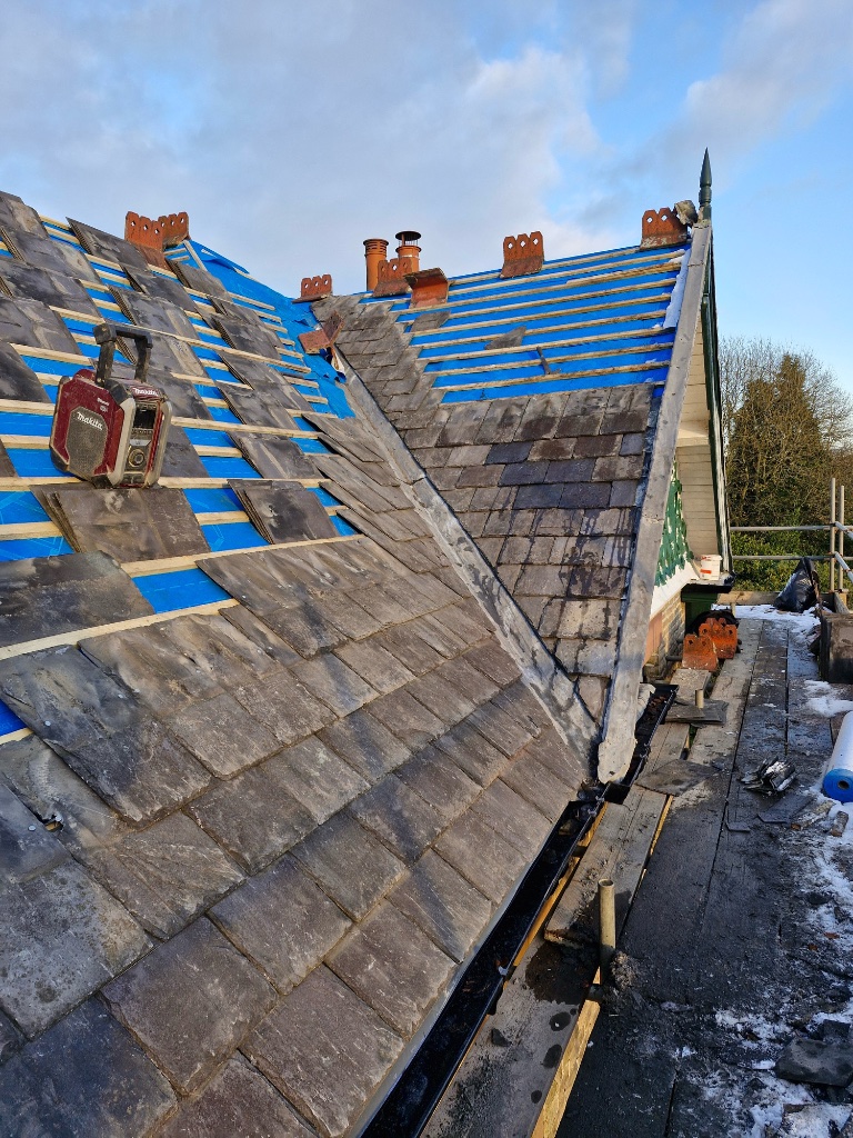Re-Roofing Large Detached
