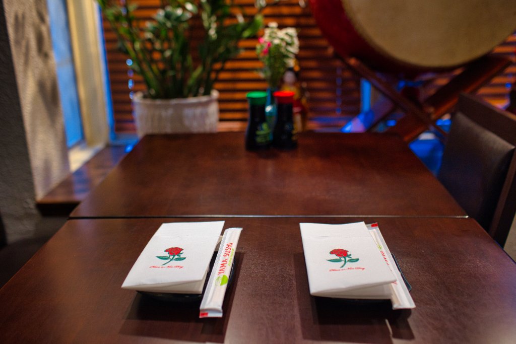 Private dining room with Japanese decor