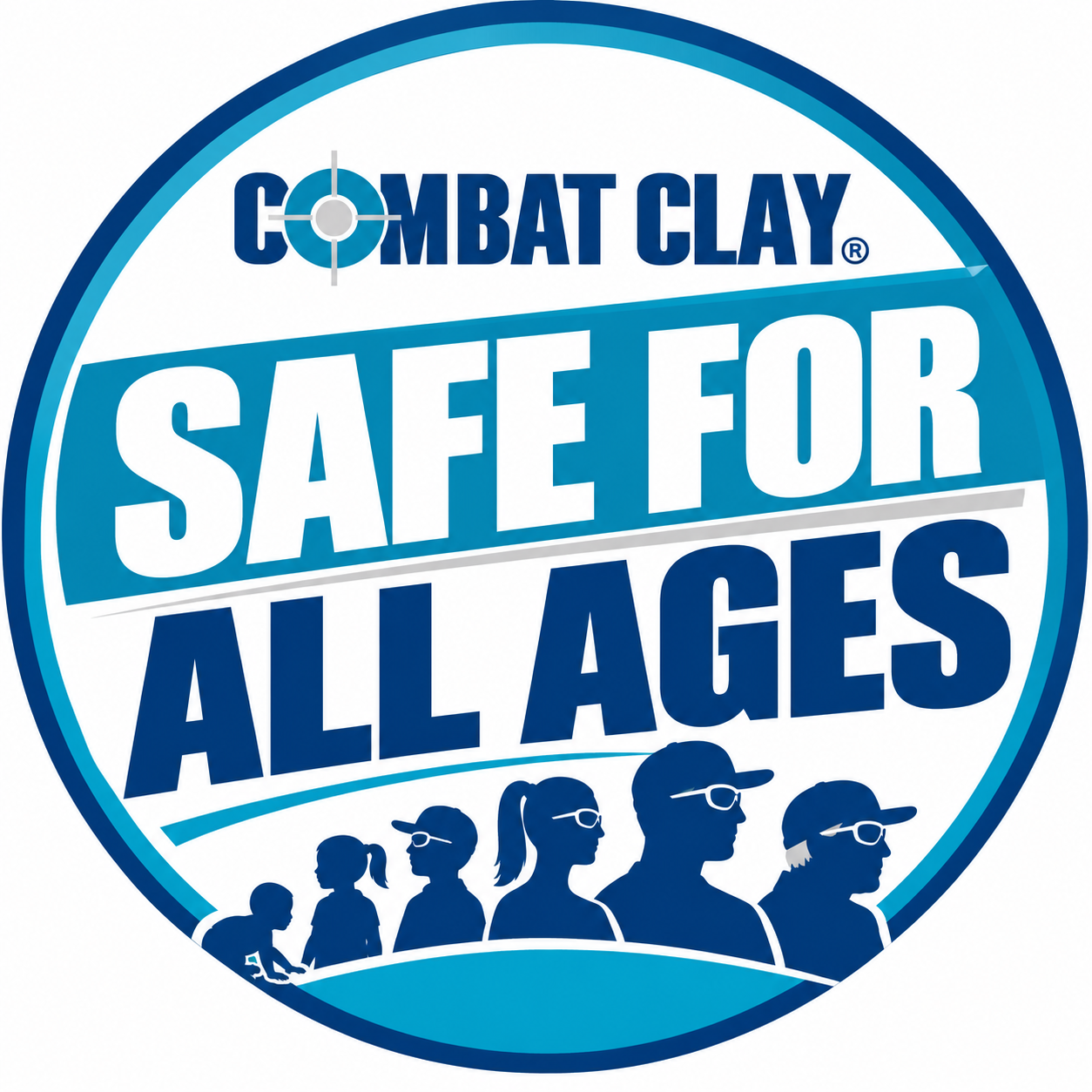 Combat Clay Safe for All Ages badge