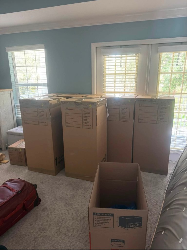 Packed & Labeled Boxes