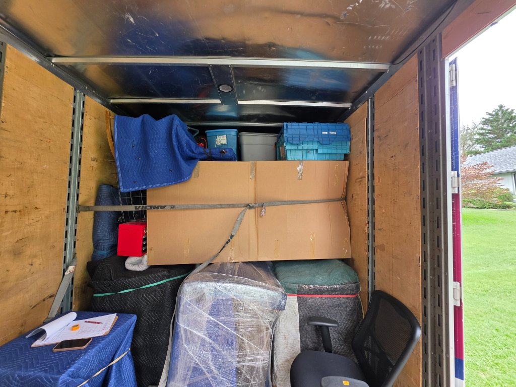 Loaded Moving Truck