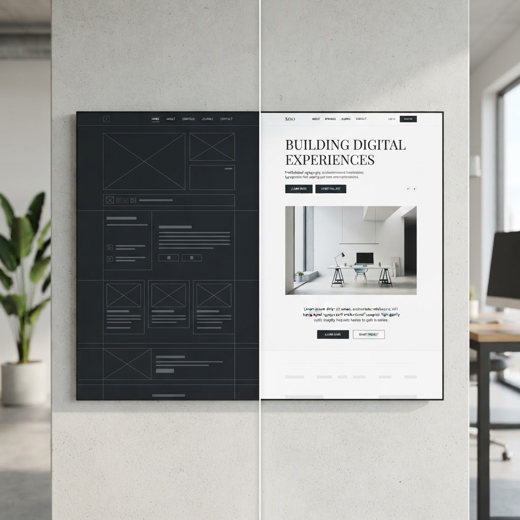 Cover image for the article: Template Website vs Custom Website for Small Business: A Practical Guide